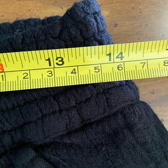 ROXY Gauze Soft Black Beach Pants Drawstring Sz Medium - Picture 10 of 13